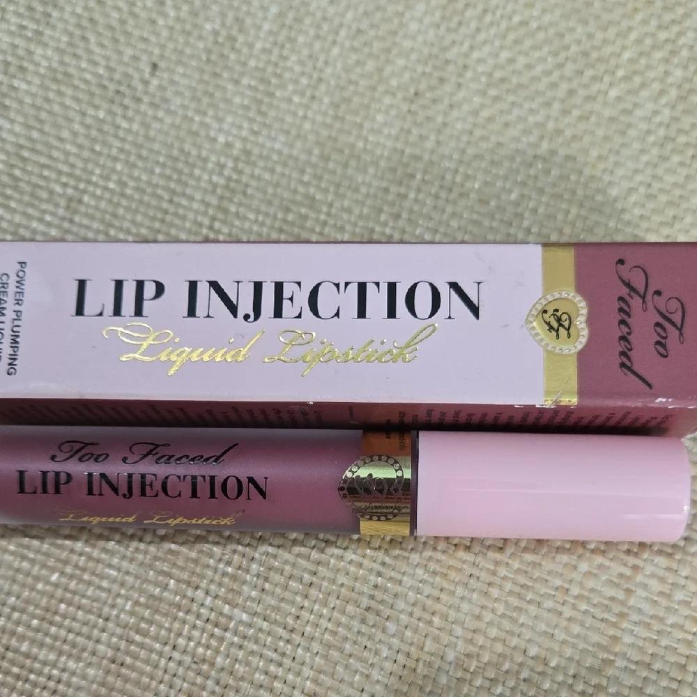 Too Faced Lip Injection Liquid Lip & Meike Color Rev. Balm 2 PC SET